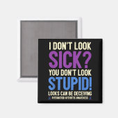 Aimant Rheumatoid Arthritis Awareness Quote I Don't Look (Recto/Verso)