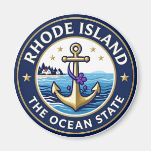 Aimant RHODE ISLAND Patrimoine côtier de l'État océanique