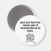 Aimant Rhododendrons (Recto/Verso)