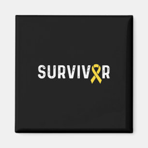 Aimant Ribbon de sensibilisation au cancer de l'enfance S
