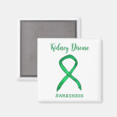 Aimant Ribbon de sensibilisation aux maladies du rein Mag (Recto/Verso)