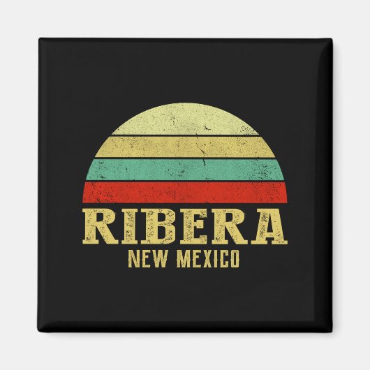 Aimant Ribera New Mexico Vintage Retro Sunset _1  (Devant)