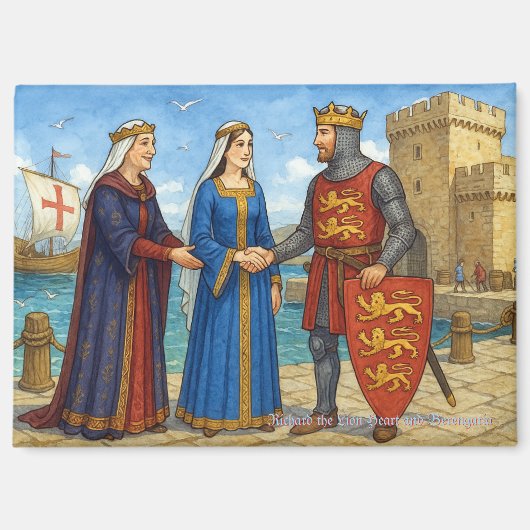 Aimant Richard le Coeur Lion rencontre Berengaria (Recto)