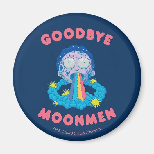 Aimant RICK ET MORTY™ | Goodbye Moonmen (Devant)