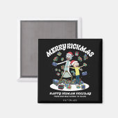 Aimant Rick et Morty | Joyeux Rickmas présents (Recto/Verso)
