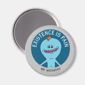 Aimant RICK ET MORTY™| L'Existence Est La Douleur (Recto/Verso)