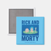 Aimant RICK ET MORTY™ | Parcourir le portail (Recto/Verso)