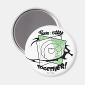 Aimant RICK ET MORTY™ | Prenez votre S# ! t Together ! (Recto/Verso)