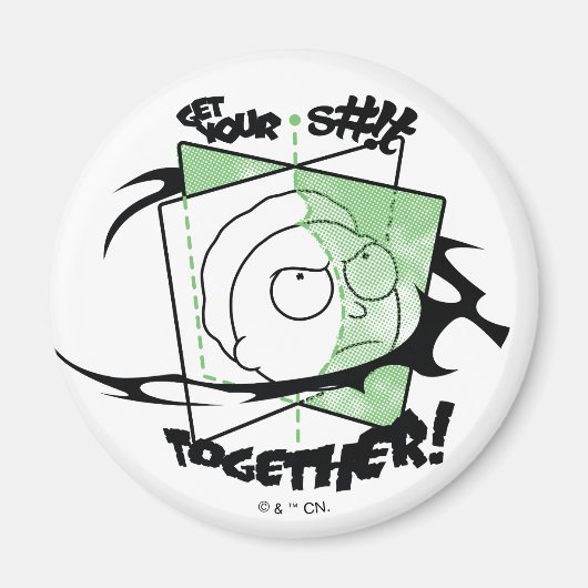 Aimant RICK ET MORTY™ | Remettez-vous ensemble ! (Devant)