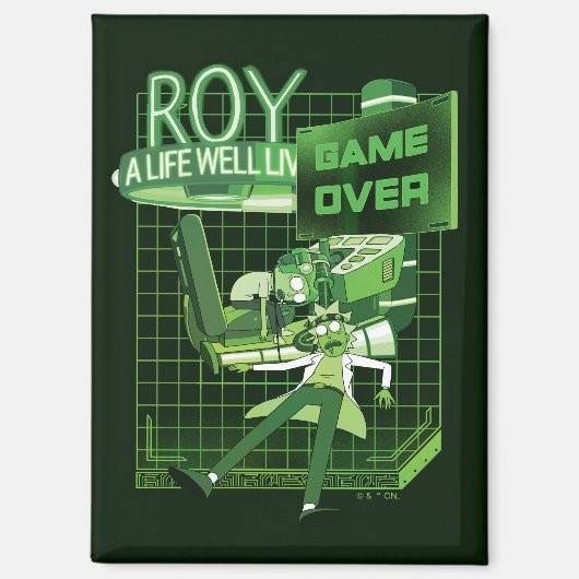 Aimant RICK ET MORTY™ | Roy A Life Well Lived (Recto)