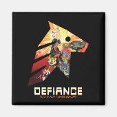 Aimant RICK ET MORTY™ | Space Beth Defiance Crew (Devant)