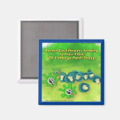 Aimant Rick London Funny Bordure Collie Flower Comic (Recto/Verso)