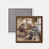 Aimant Rick London Retraite Far Side Cow Aime À Braquer (Recto/Verso)