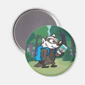 Aimant Ricky Raccoon | Selfie Badger Boomer (Recto/Verso)