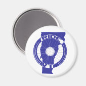 Aimant Ride Vermont (Recto/Verso)