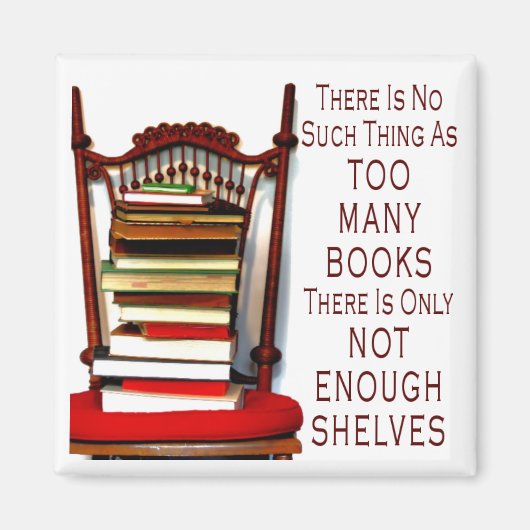 Aimant Rien De Tel Que Trop De Livres (Devant)