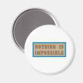 Aimant Rien n'est impossible (Recto/Verso)