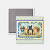 Aimant "Rien Que Corgis" (Recto/Verso)