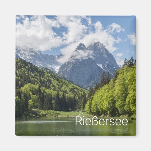Aimant Riessersee Alpes Garmisch Partenkirchen Bavière (Devant)
