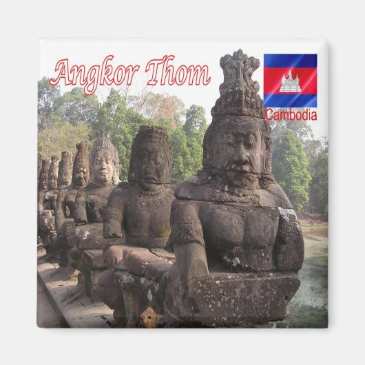 Aimant Rif. KH Cambodge, Angkor Thom, Frigo (Devant)