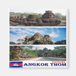 Aimant Rif. KH Cambodge, Angkor Thom, Frigo