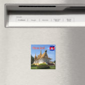 Aimant Rif. KH Cambodge, Phnom Penh, Place Royale (In Situ (Lave-vaisselle))