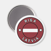 Aimant Riga Lettonie (Recto/Verso)