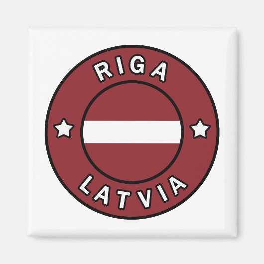 Aimant Riga Lettonie (Devant)