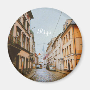 Aimant Riga, Lettonie, paysage urbain