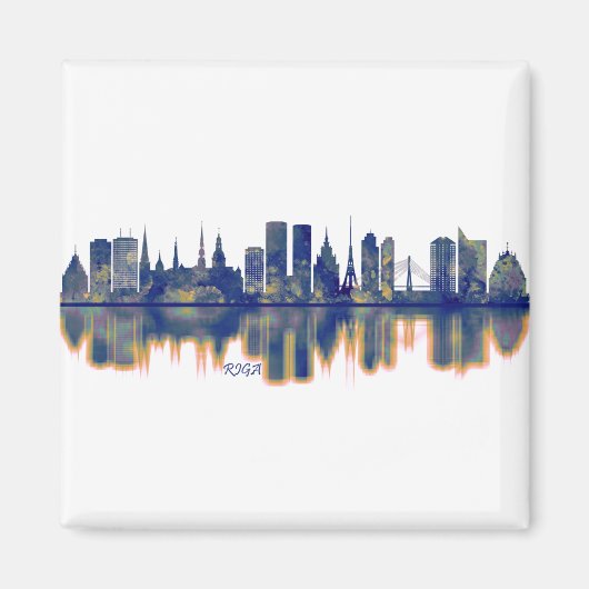 Aimant Riga Skyline (Devant)