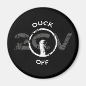 Aimant Rigolo Oldtimer 2cv Duck Off Statement (Devant)