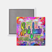 Aimant Rio de Janeiro Vista Express (Recto/Verso)