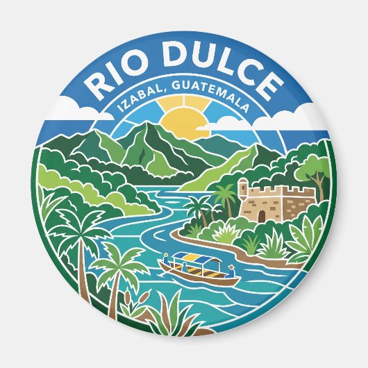 Aimant Rio Dulce Guatemala (Devant)