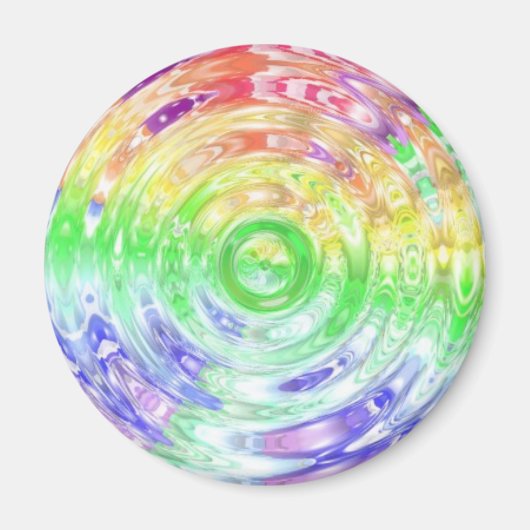 Aimant Ripple arc-en-ciel (Devant)