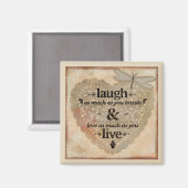 Aimant Rire et vivre (Recto/Verso)