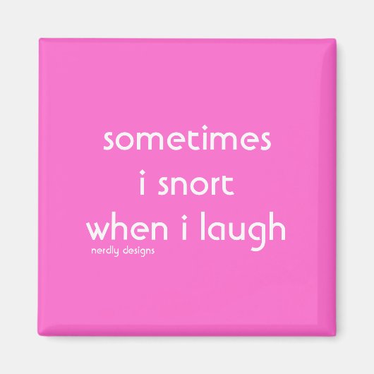 aimant rire rond (Devant)