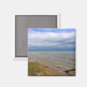 Aimant Rive du lac Michigan, Sheyboygan, WI (Recto/Verso)