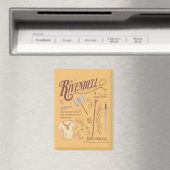 Aimant RIVENDELL™ Collage Aquarelle Graphique (In Situ (Lave-vaisselle))