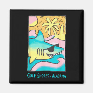 Aimant Rives du golfe de l'Alabama vacances à la plage de