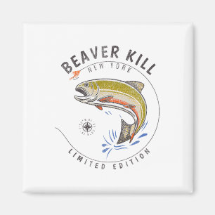 Aimant Rivière Beaverkill New York Pêche à la mouche Souv