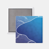 Aimant rivière bleue (Recto/Verso)