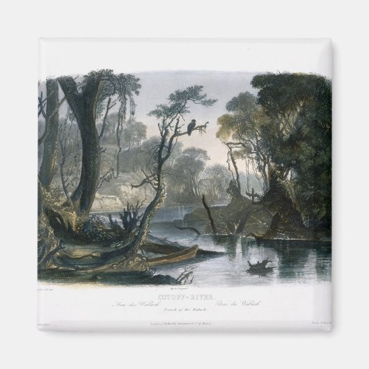 Aimant Rivière Cutoff, Branche du Wabash, plaque 8 de V (Devant)