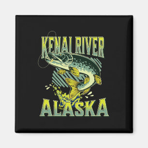 Aimant Rivière Kenai Alaska Vacances de pêche Amateur de 