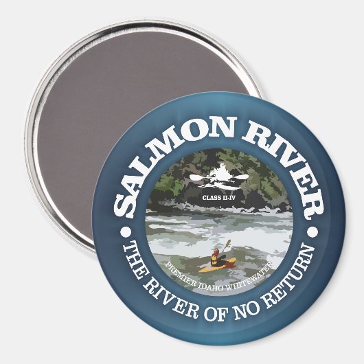 Aimant Rivière saumon (c) (Recto/Verso)