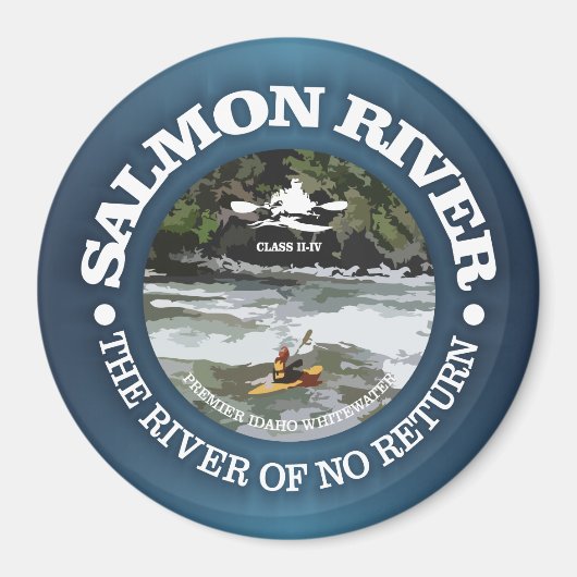 Aimant Rivière saumon (c) (Devant)