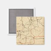 Aimant Rivières et Vallées d'Allemagne (Recto/Verso)