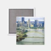 Aimant Rivières Pittsburgh Pennsylvanie (Recto/Verso)
