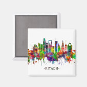 Aimant Riyadh Arabie Saoudite Skyline (Recto/Verso)