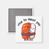 Aimant Riz amusant pour vous manger (Recto/Verso)