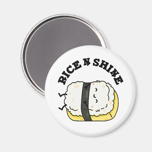 Aimant Riz Et Brillant Sushi Pun (Recto/Verso)